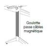 Table Rabattable ELIS profondeur 70 avec porte sac
