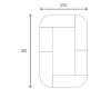 Tables Modulables ALMA de Forme Rectangle