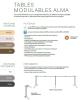 Tables Modulables ALMA de Forme Rectangle