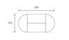 Ensemble de Tables Polyvalentes de Forme Ovale