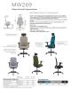 Fauteuil MW269 avec Dossier Tissu et Têtière