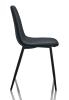 Chaise de Réunion CHIARA Tapissé Piètement Métal