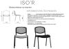 Chaise de Réunion ISOR Dossier Résille