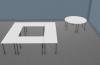 Ensemble de 8 Tables Polyvalentes L580
