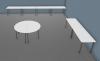 Ensemble de 8 Tables Polyvalentes L580