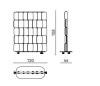 Cloison Acoustique PATCH 120 Pivotante sur roulettes