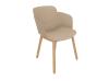 Fauteuil LOOP pieds bois