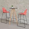Chaise Haute Piètement Fermé LOOP Assise H76 cm