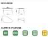 Ensemble de 2 chaises LOUNGE et 2 tables GALET 