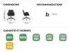Fauteuil de Bureau sur Roulettes LILIA