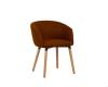 Fauteuil ARENA Tapissé Pieds Bois
