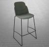 Chaise Haute Piètement Fermé LOOP Assise H76 cm