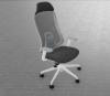 Fauteuil FRED Structure Blanche dossier mailleBleu