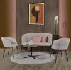 Fauteuil ARENA Tapissé 4 Pieds Métal