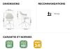 Fauteuil Pivotant FARFALLA Piètement 4 Branches