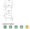 Fauteuil ARENA lounge avec coussin