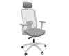 Fauteuil avec Têtière LANDES Structure Gris Clair