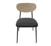 Chaise de Cafétéria MIA Dossier Bois