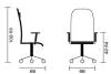 Fauteuil de Bureau SWATCH Dossier Arrondi