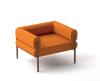 Fauteuil design PRIVEE monocolore