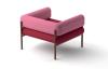 Fauteuil design PRIVEE monocolore