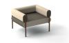 Fauteuil design PRIVEE bicolore