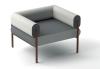 Fauteuil design PRIVEE bicolore