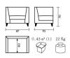 Fauteuil SESTANTE en mousse indéformable