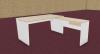 Bureau ITALIC sur Retour avec 1 Tiroir