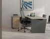 Bureau ITALIC avec Retour et Caisson Mobile