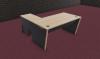 Bureau ITALIC avec Retour et Caisson Mobile