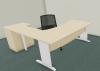 Bureau Double Vague GILDA avec Retour et Caisson