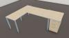 Bureau NUANZA avec Retour et Caisson HB P80
