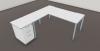 Bureau NUANZA avec Retour et Caisson HB P60