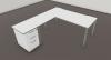 Bureau NUANZA avec Retour et Caisson HB P60