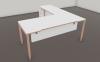 Bureau avec Retour NUANZA avec VDF et Caisson P60