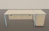 Bureau NUANZA avec VDF et Caisson HB 80
