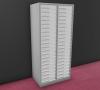 Armoirette H135 cm 2 Colonnes 42 Tiroirs TP6 e-Clen