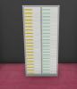 Armoirette H135 cm 2 Colonnes 42 Tiroirs TP6 e-Clen