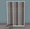 Armoirette 3 Colonnes H 135 cm 63 Tiroirs e-Clen 6 cm