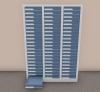 Armoirette 3 Colonnes H 135 cm 63 Tiroirs e-Clen 6 cm